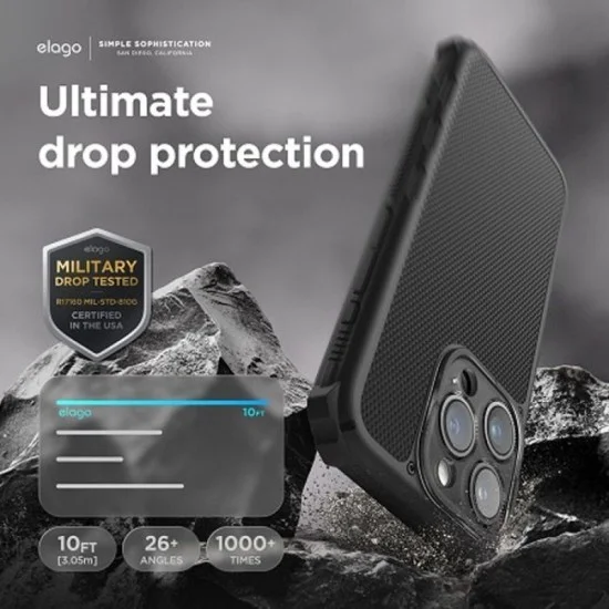 Cover Iphone 15 Pro Max Magsafe Elago - Black